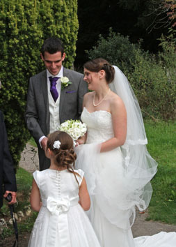 A wondeful wedding at All Saints' Church Warlingham